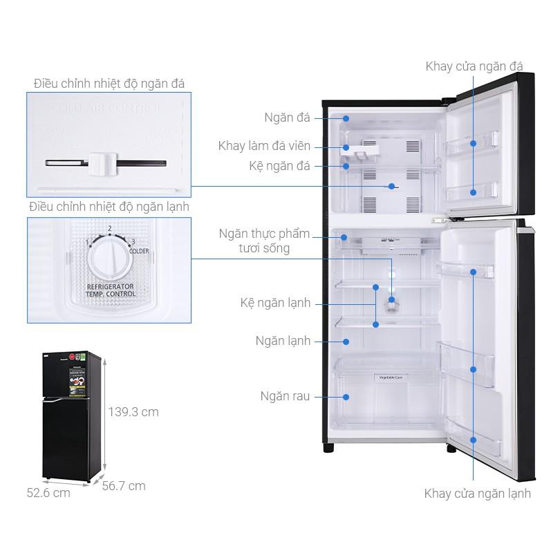 Tủ lạnh Panasonic Inverter 188 lít NR-BA229PKVN - Hàng chính hãng- Giao toàn quốc