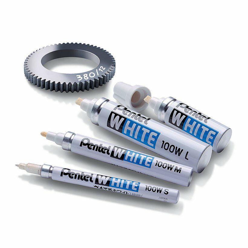 Bút Sơn Pentel X100W S/M/L Màu Trắng | Pentel White Marker | Viết Được Trên Nhiều Chất Liệu | An Toàn Khi Sử Dụng