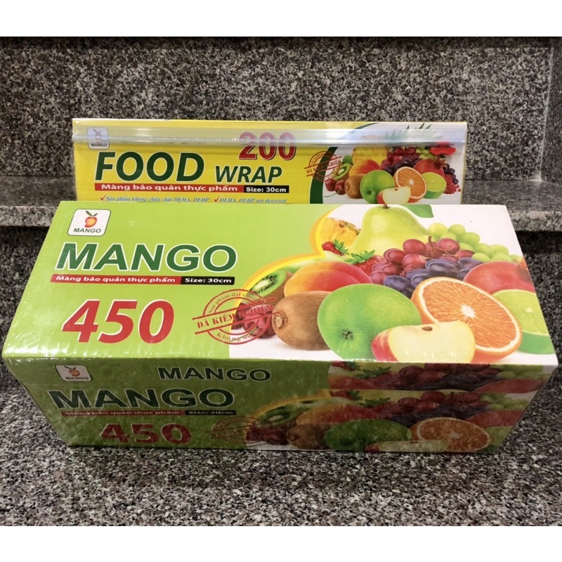 MÀNG BỌC THỰC PHẨM MANGO 450 - TIỆN LỢI DỄ DÀNG SỬ DỤNG