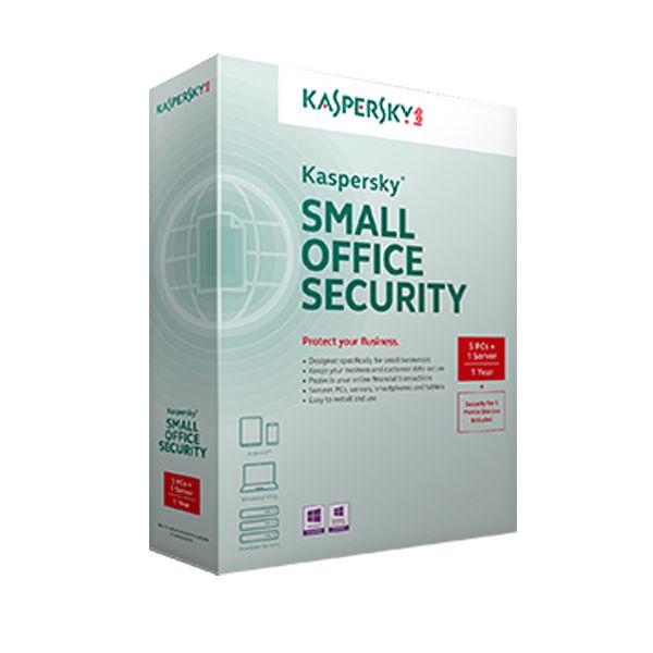 Phần mềm Kaspersky Small Office Security 05PC +  01File Server Chính hãng