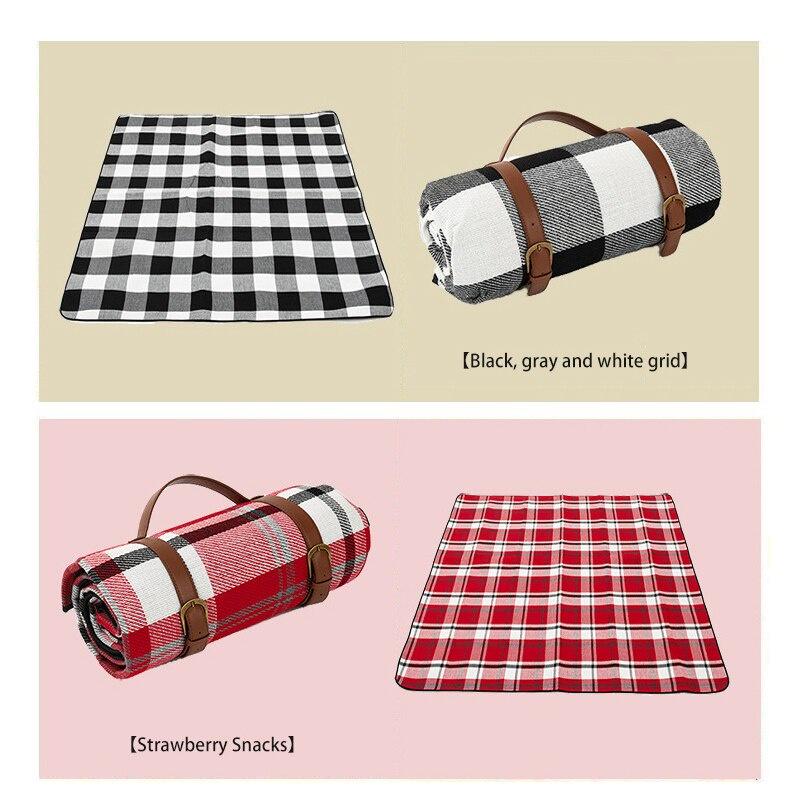 Outdoor Foldable Waterproof Picnic Mat Fashion Thicken Pad Breathable Soft Portable Camping Travel Beach Blanket Picnic Cloth