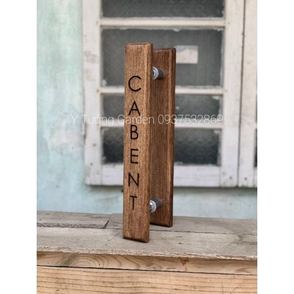 Tay nắm gỗ cửa kính cường lực