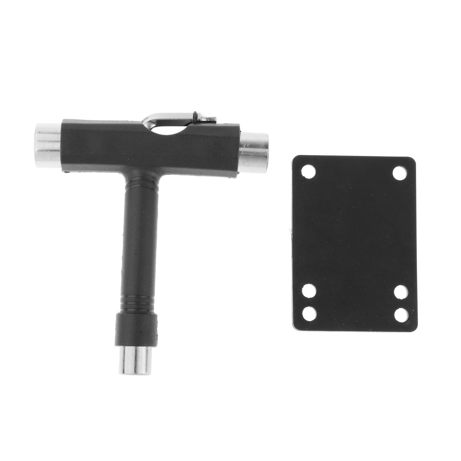 Skateboard Package 5.0" Trucks with 52mm Wheels with Bearings ABEC-11, Skateboard Tool + Components
