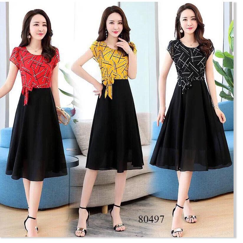 Đầm voan lụa hàng quý phái mẫu mới nhất