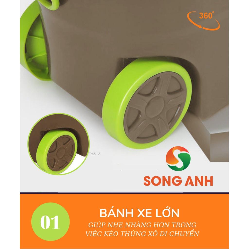 Bộ Chổi Lau Nhà Thông Minh, Cây Lau Nhà Xoay 360 Độ Song Anh