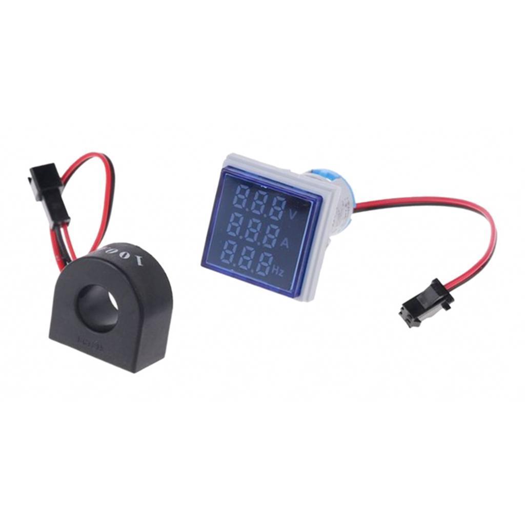2x Hertz Voltmeter Ammeter Current Voltmeter LED Monitor Digital Dual