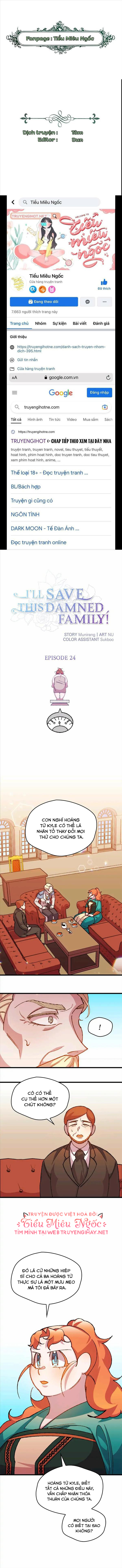 tôi sẽ cứu lấy gia tộc sắp sụp đổ chapter 24 1