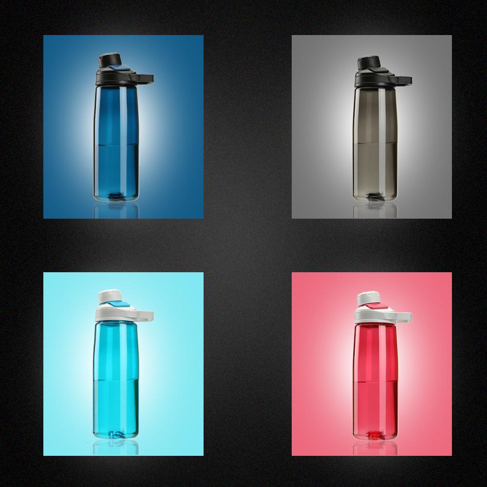 Bình nước thể thao bằng nhựa có nắp từ tính, không độc hại chống rò rỉ 750ml