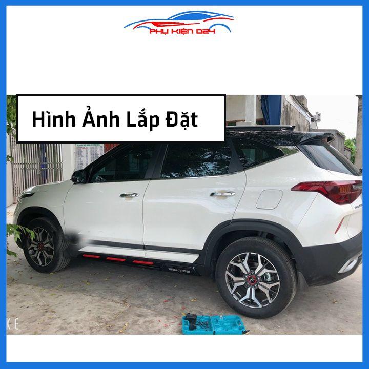 Bộ ốp nẹp sườn Seltos 2020-2021-2022 phía dưới trang trí làm đẹp xe