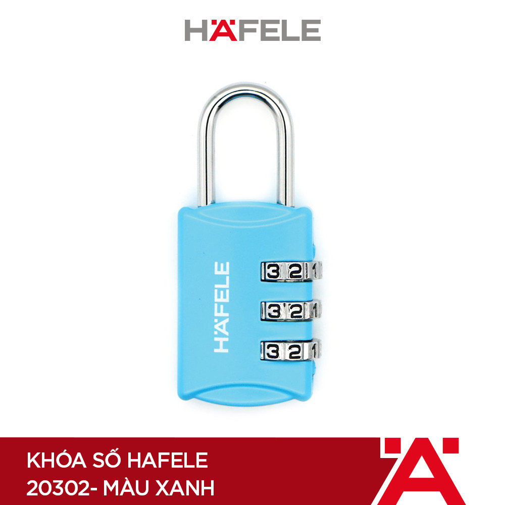 Khóa số Hafele 20302 màu xanh - 482.09.001 (Hàng chính hãng)