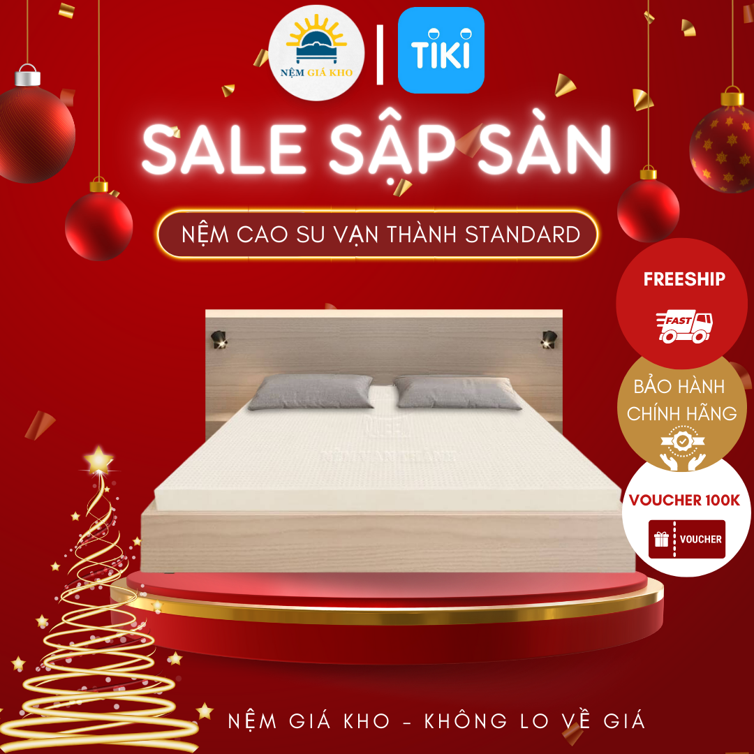 Nệm Cao Su Vạn Thành Standard VTCS1615 (160 x 200 x 15 cm)