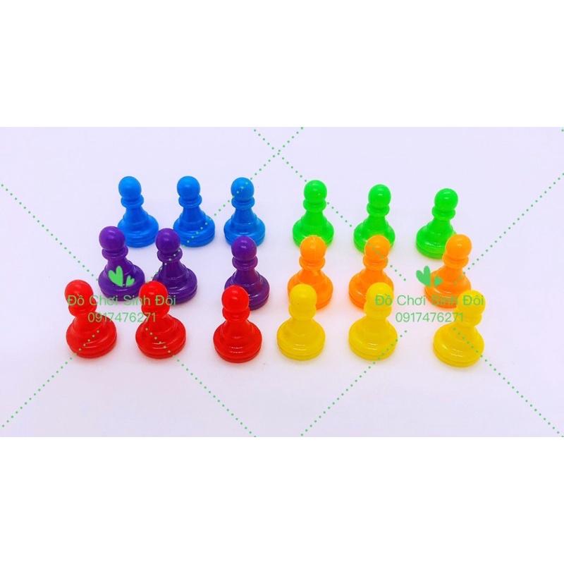 Phụ kiện cờ nhảy nhỏ - 30 con cờ có nam châm 1,9cm