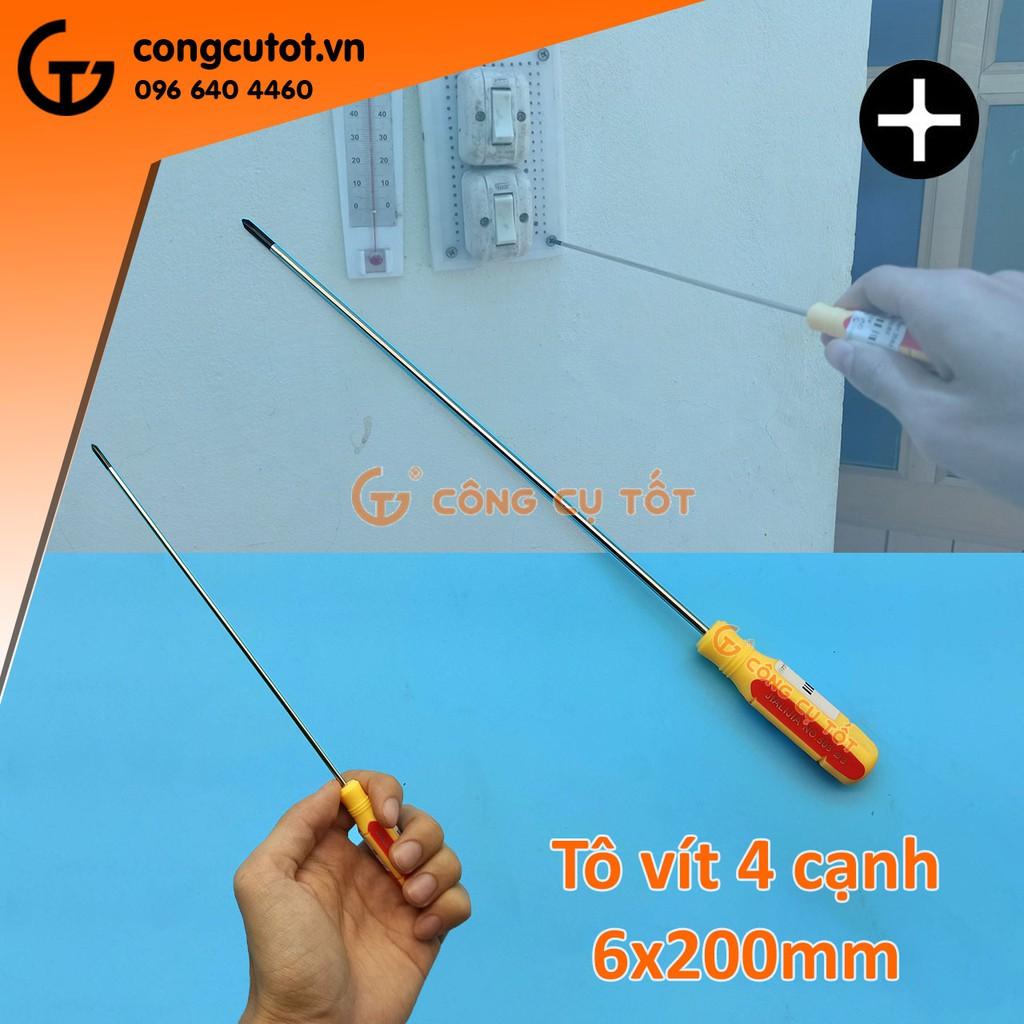 Tô vít 4 cạnh cỡ nhỏ Φ3mm x 200mm