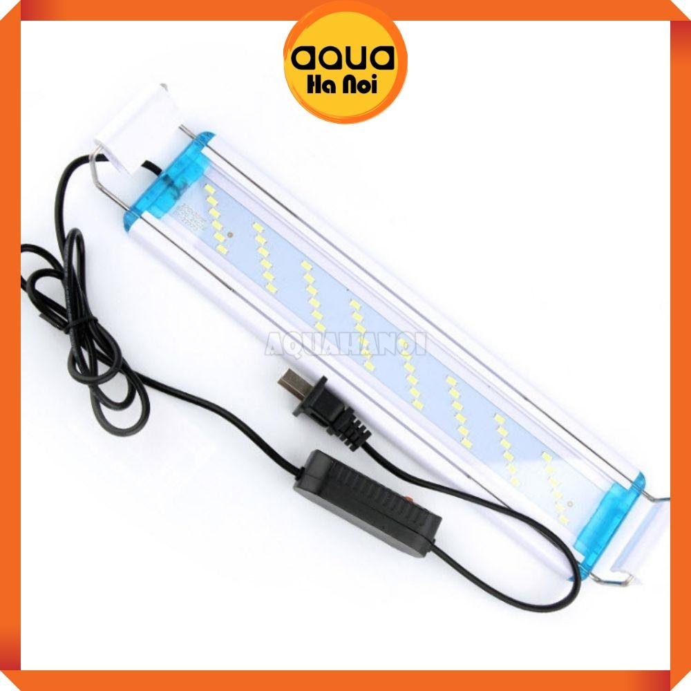 Đèn LED gác thành hồ cá cảnh thủy sinh - 6 hàng bóng - siêu sáng trắng - dài 20/30/40/50/60 cm