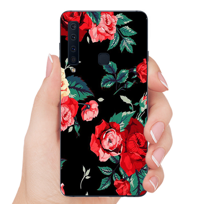 Ốp lưng Dẻo Cho Samsung Galaxy A9 2018 - Rose 01