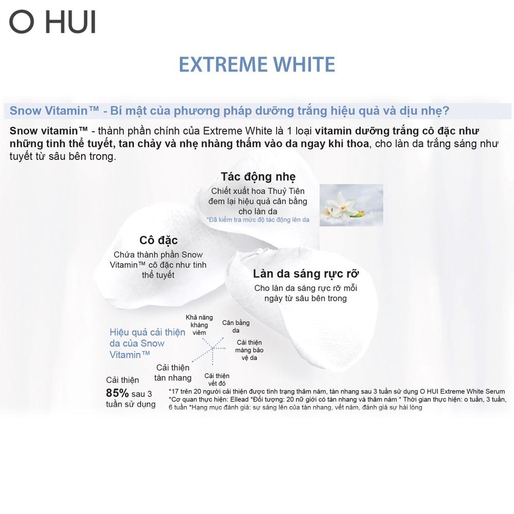 Combo 5 gói Kem dưỡng trắng OHUI Extreme White 1ml/gói Gimmick