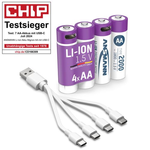 Pin ANSMANN AA Lithium-ion  Type2000