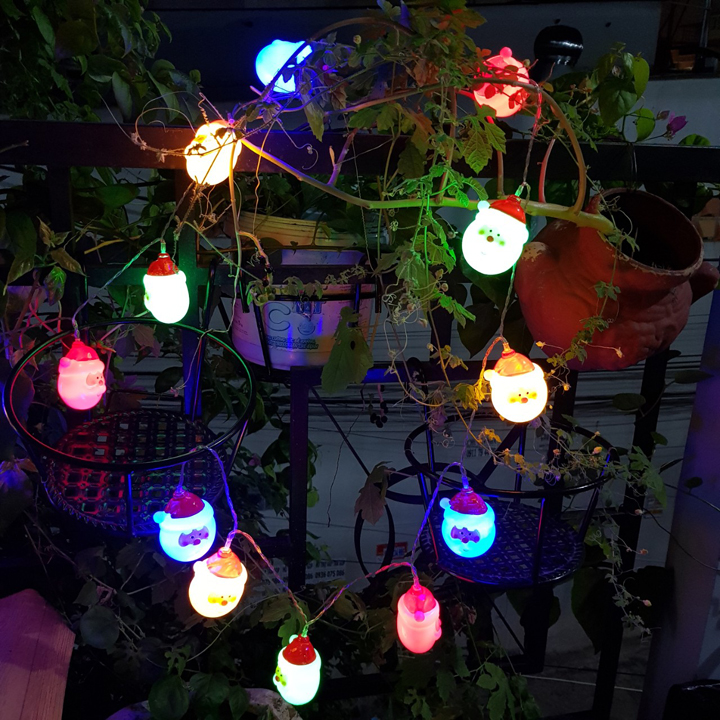 Đèn Led trang trí giáng sinh Noel xài Pin tiểu dài 3m - DN011