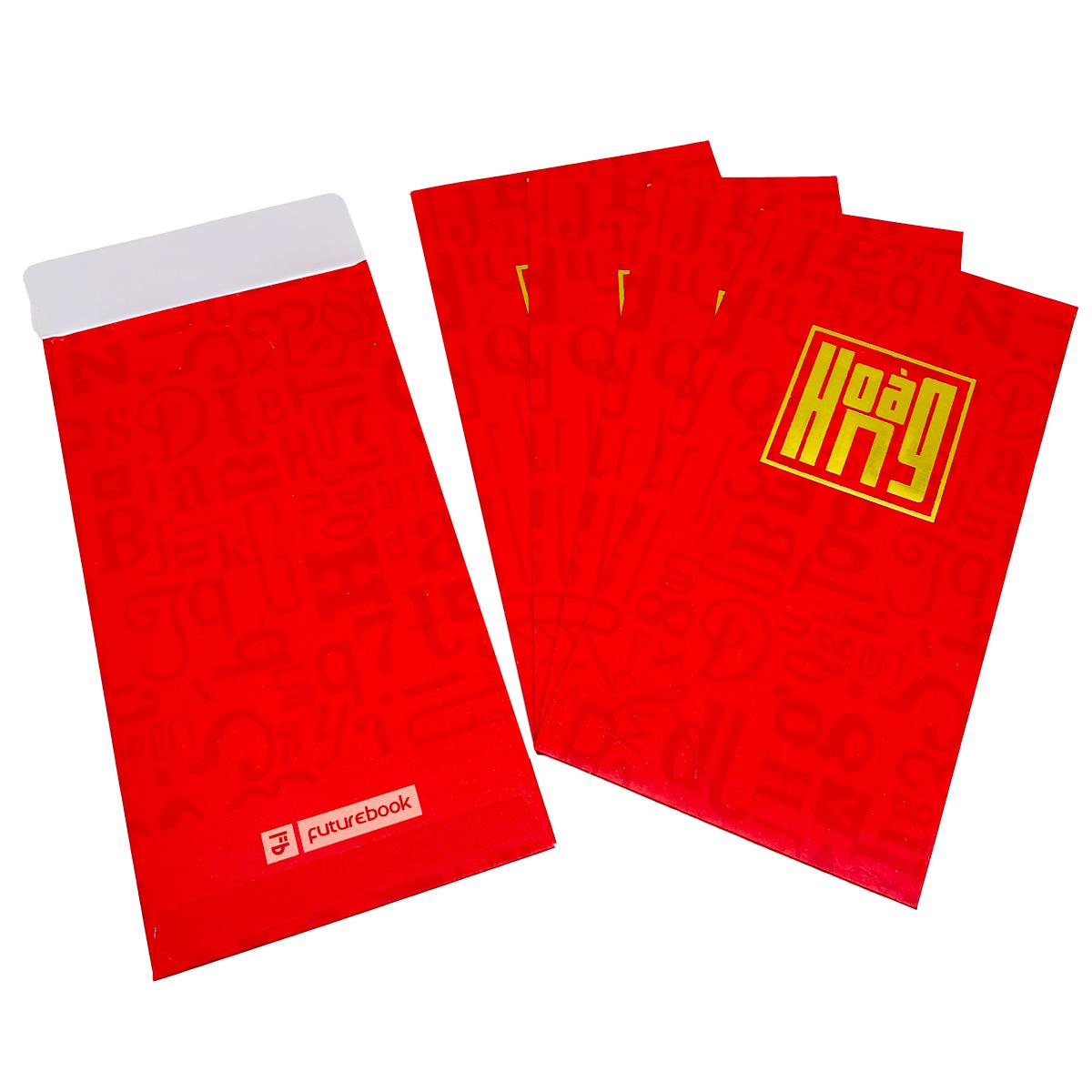 Bộ 5 Bao Lì Xì Tết Bính Ngọ 2026 - Futurebook L389 - Họ Hoàng