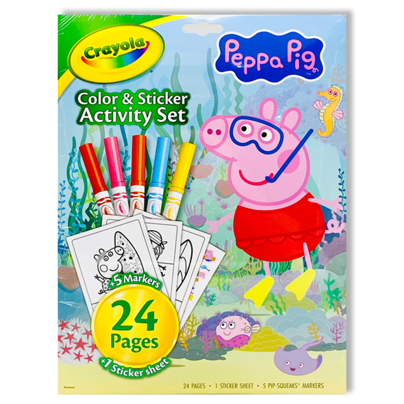 Crayola - Tập Tô Màu Crayola 24 Trang Peppa Pig 047073