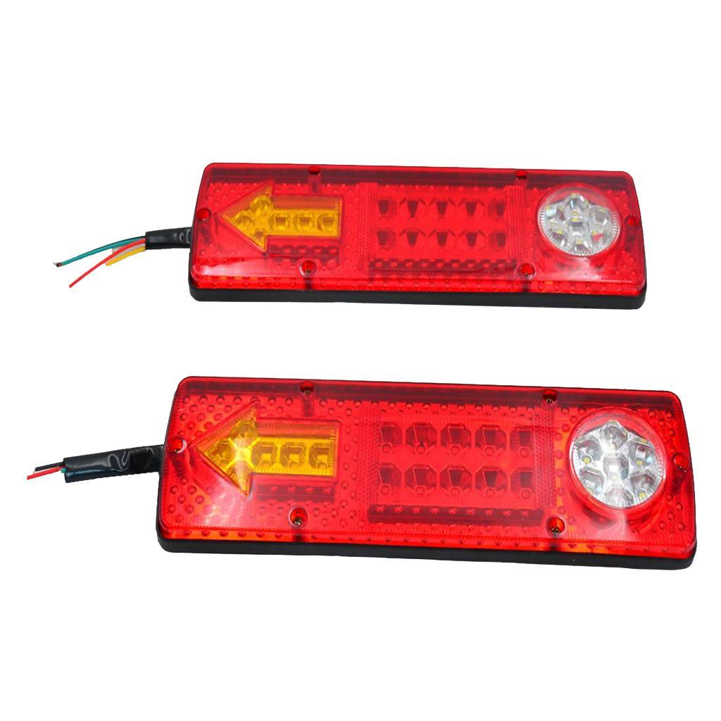 2X 23 LED Trailer 12V Tail Lights   Indicator Brake Rear Stop Lamp