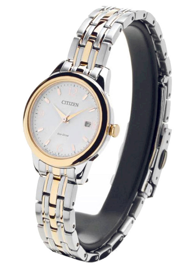 Đồng Hồ Nữ Citizen Dây Thép Không Gỉ EW2234-55A - Mặt Trắng (Sapphire)