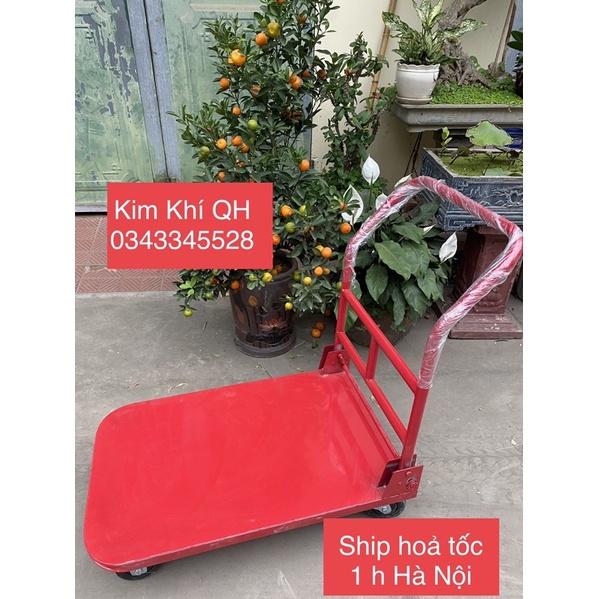 Xe Đẩy hàng bàn phẳng KT 50x80x86 cm tải 400 kg