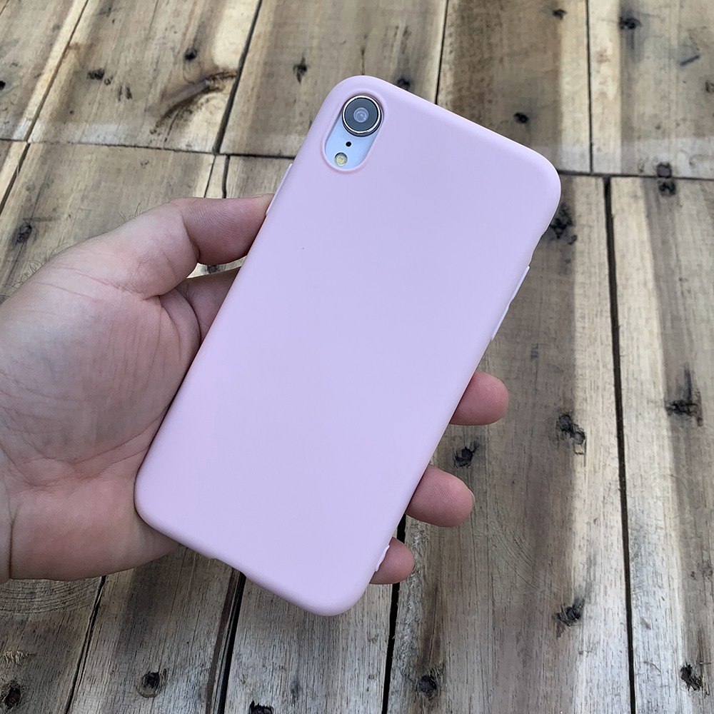 Ốp lưng dẻo mỏng dành cho iPhone XR - Màu hồng