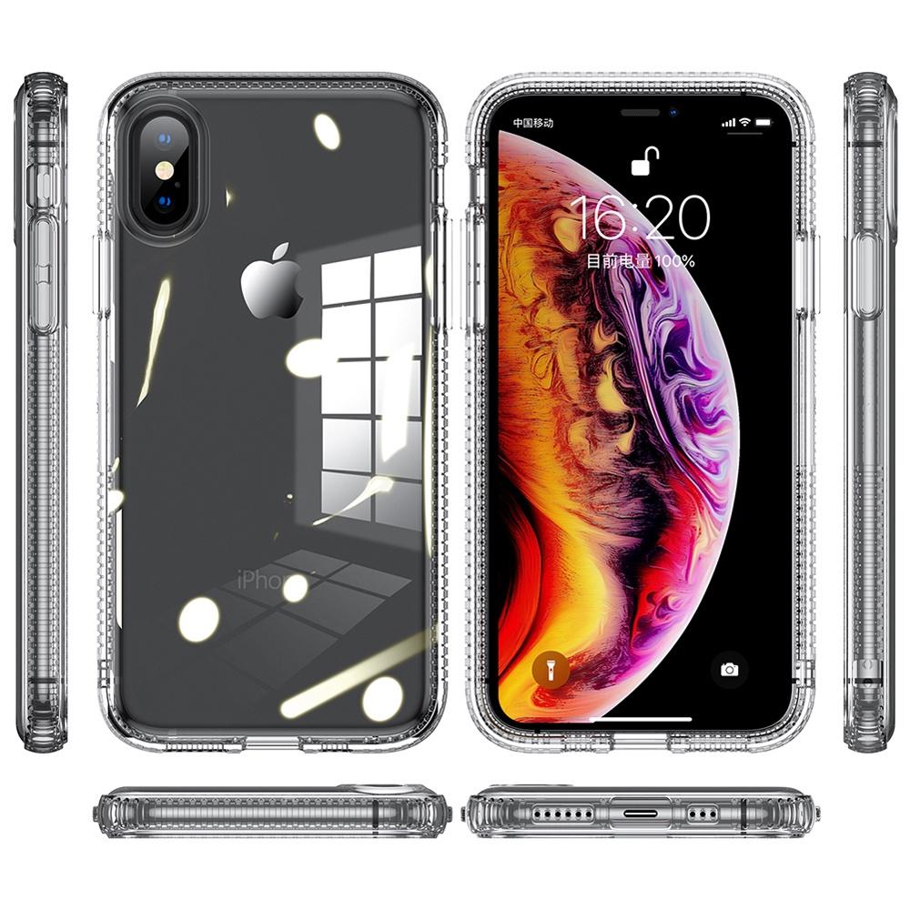 Ốp lưng cho iPhone 6 6s 7 8 Plus SE 2020 2022 X XR XS Max 11 12 13 Pro Max trong suốt chống sốc Fullbox