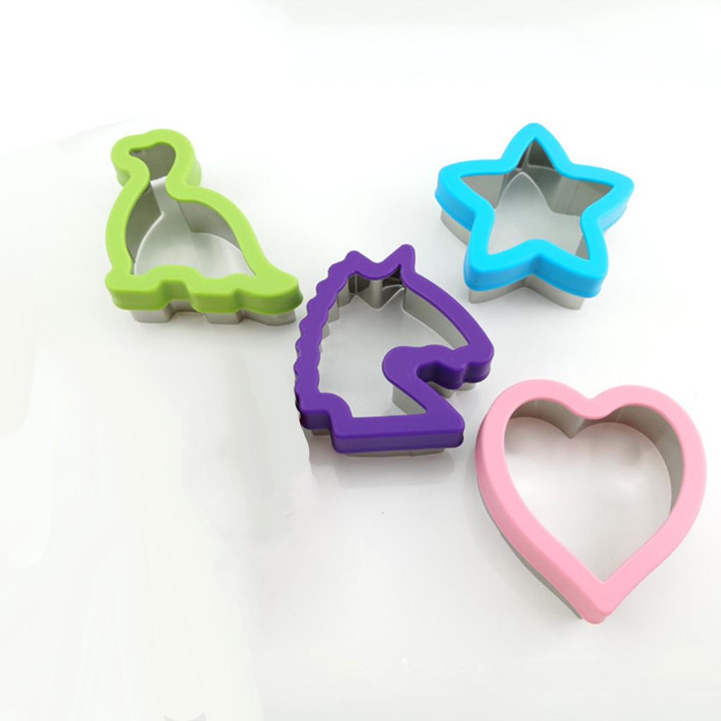 Non Stick 304 Stainless Steel Cookies Cutter Kitchen Paste Bread Toast Pastry Biscuit Baking Mold Salad Vegetable Cutting Maker