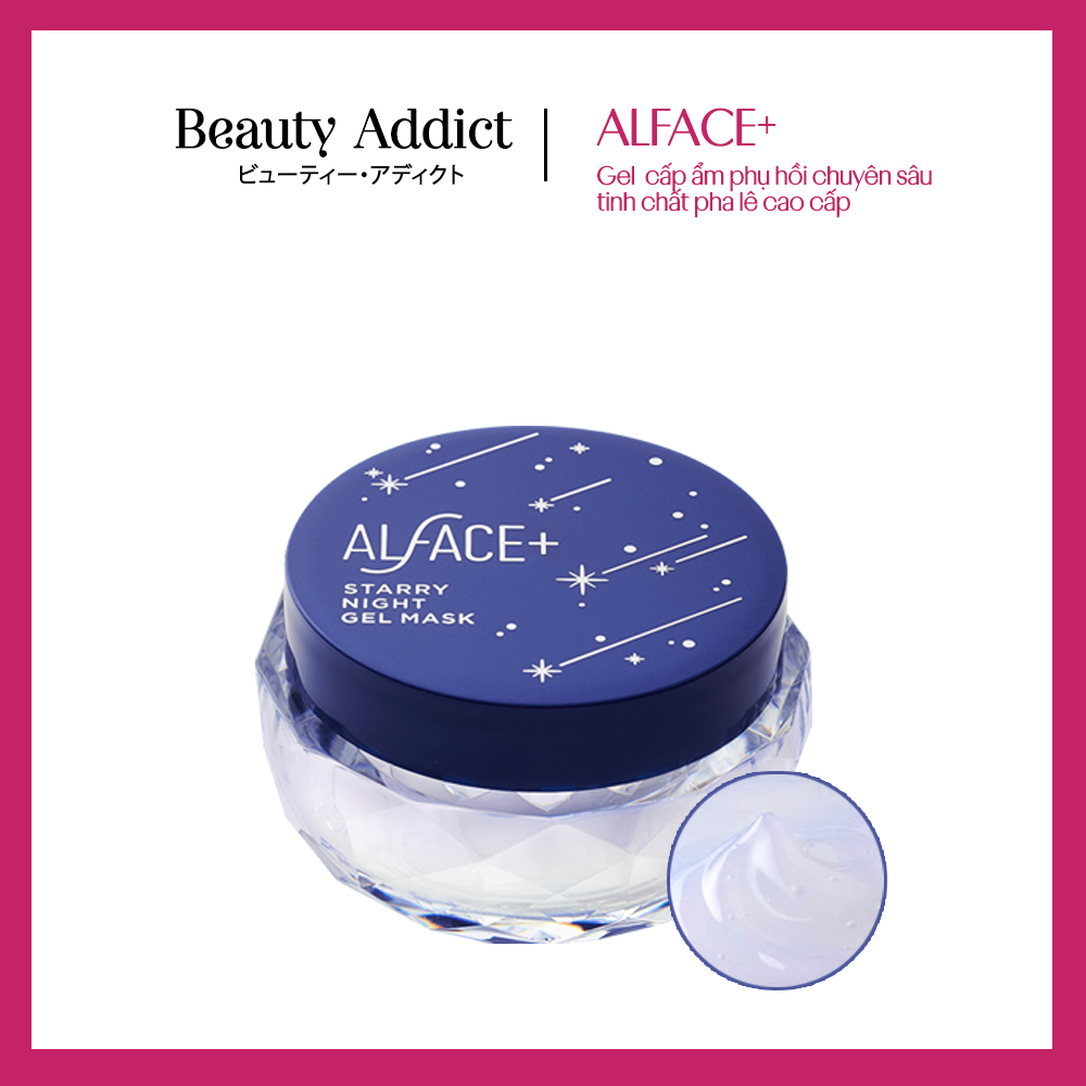 Gel Dưỡng Da Nhật Bản Alface Starry Night Gel Mask, Chứa Lipid Pha lê Dưỡng Ẩm Và Phục Hồi Da, Dưỡng Trắng, Chống Lão Hóa, Các Chiết Xuất Lên Men Và Sữa Chua Tăng Sức Đề Kháng Bảo Vệ Da