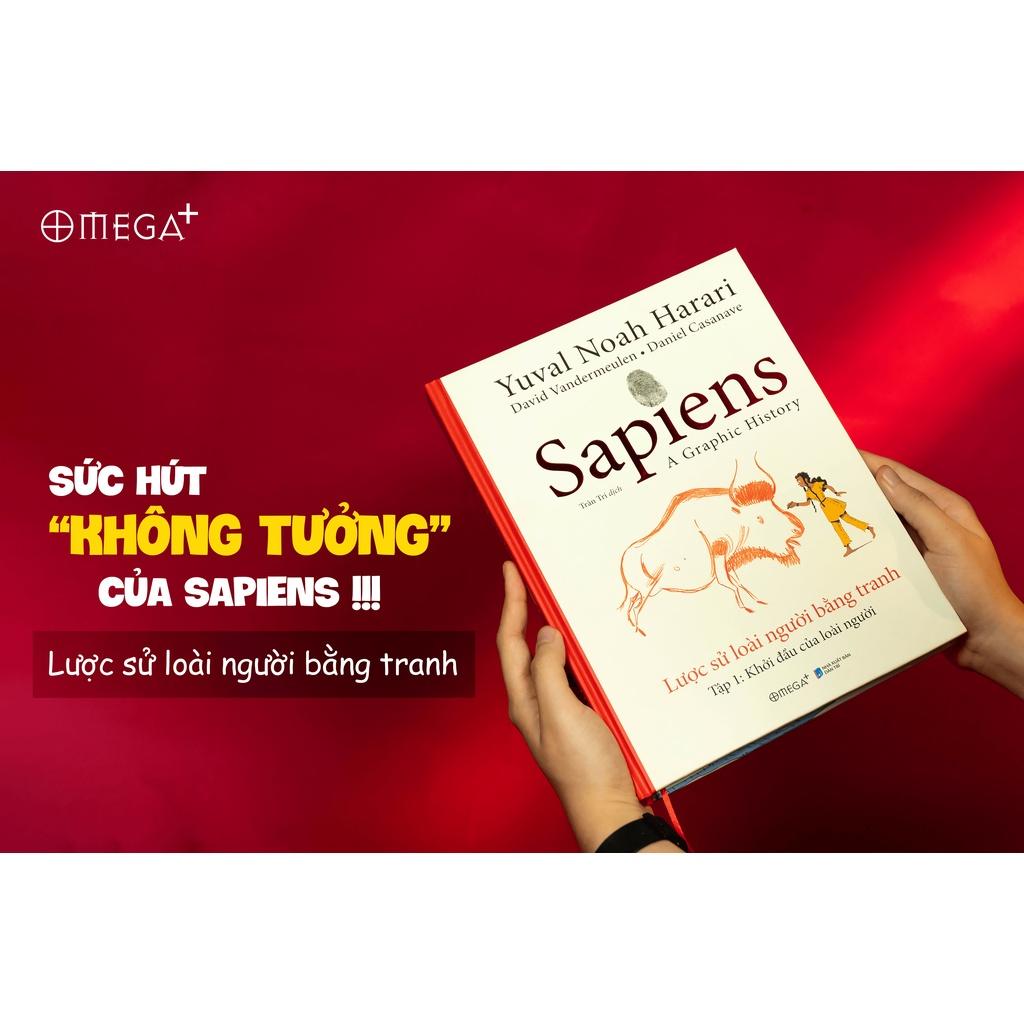 Lẻ/Combo 3 Sách Sapiens: Lược Sử Loài Người Bằng Tranh Tập 1 + Tập 2 + Tập 3 (Combo 3 tặng &quot;Không Thể Dừng Bước - 269k)