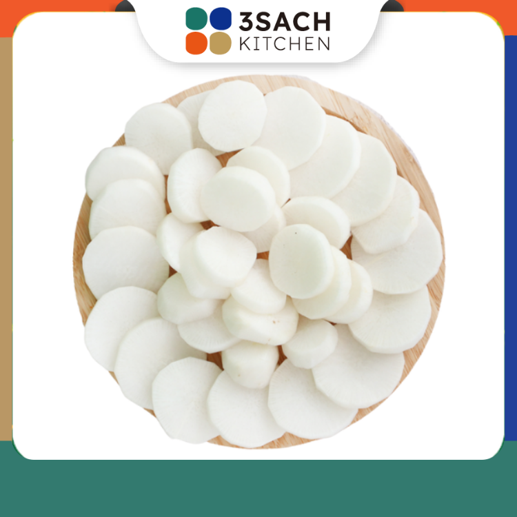 Củ Cải Trắng Cắt Sẵn - Khay 300gr