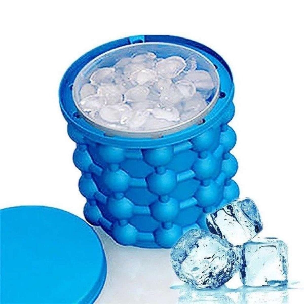 Cốc Làm Đá Giữ Nhiệt Thông Minh ICE GENIE 120 Viên Có Nắp Đậy Tiệt Trùng Tiện Dụng