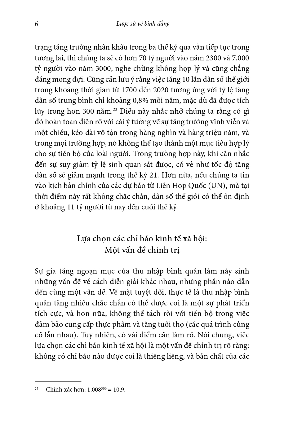 Lược sử về bình đẳng