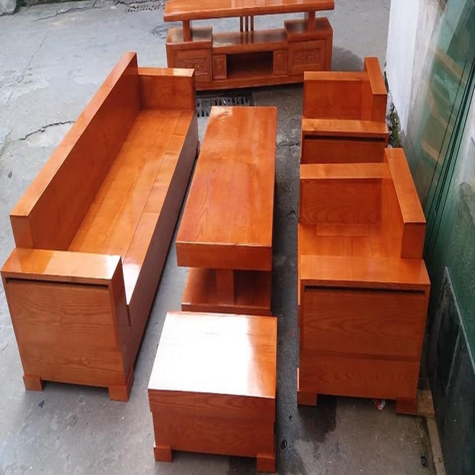 Bộ Bàn Ghế Sofa Đối Gỗ Sồi Nga