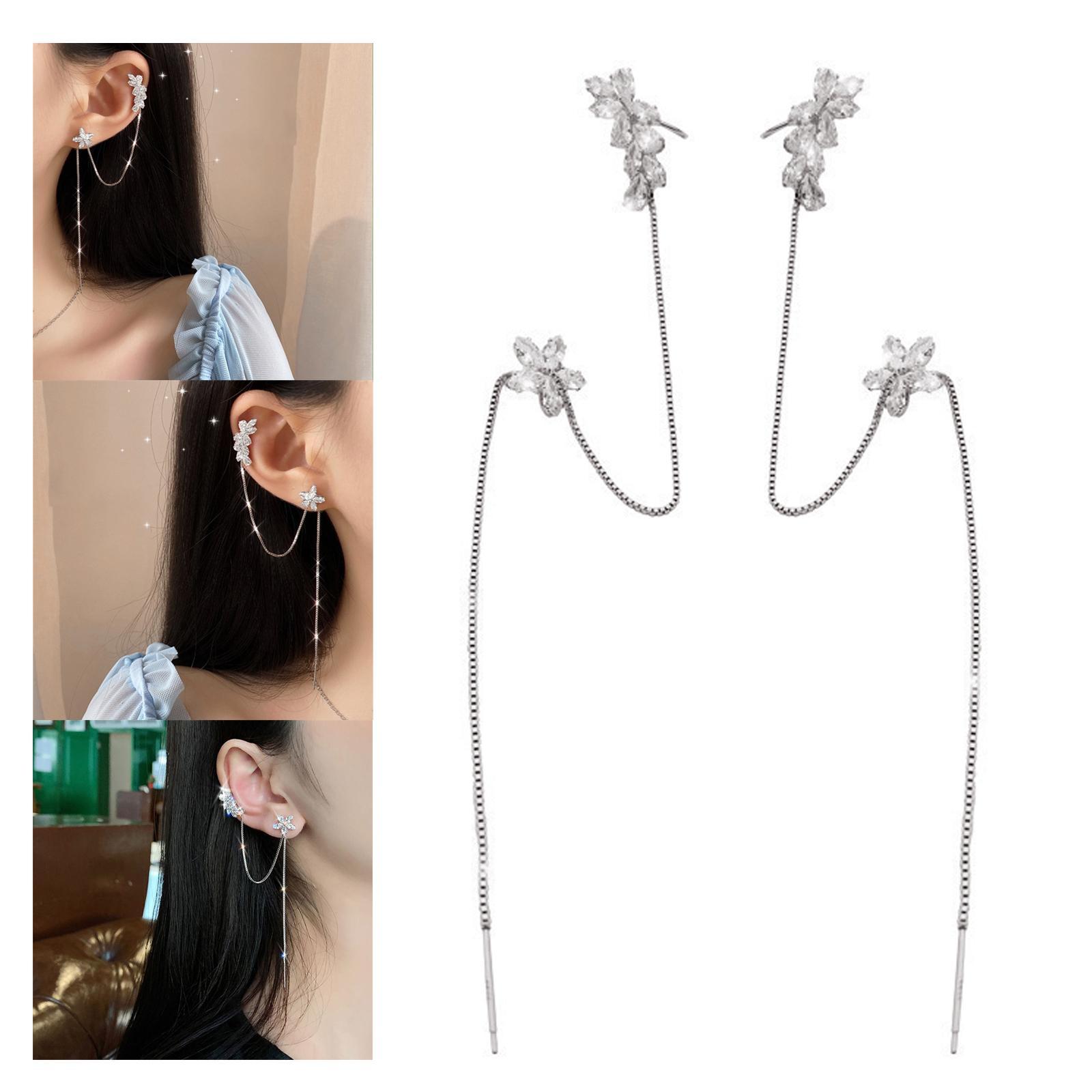 Threader Earrings Gorgeous Long Chain Earrings for Women Girl Party Birthday