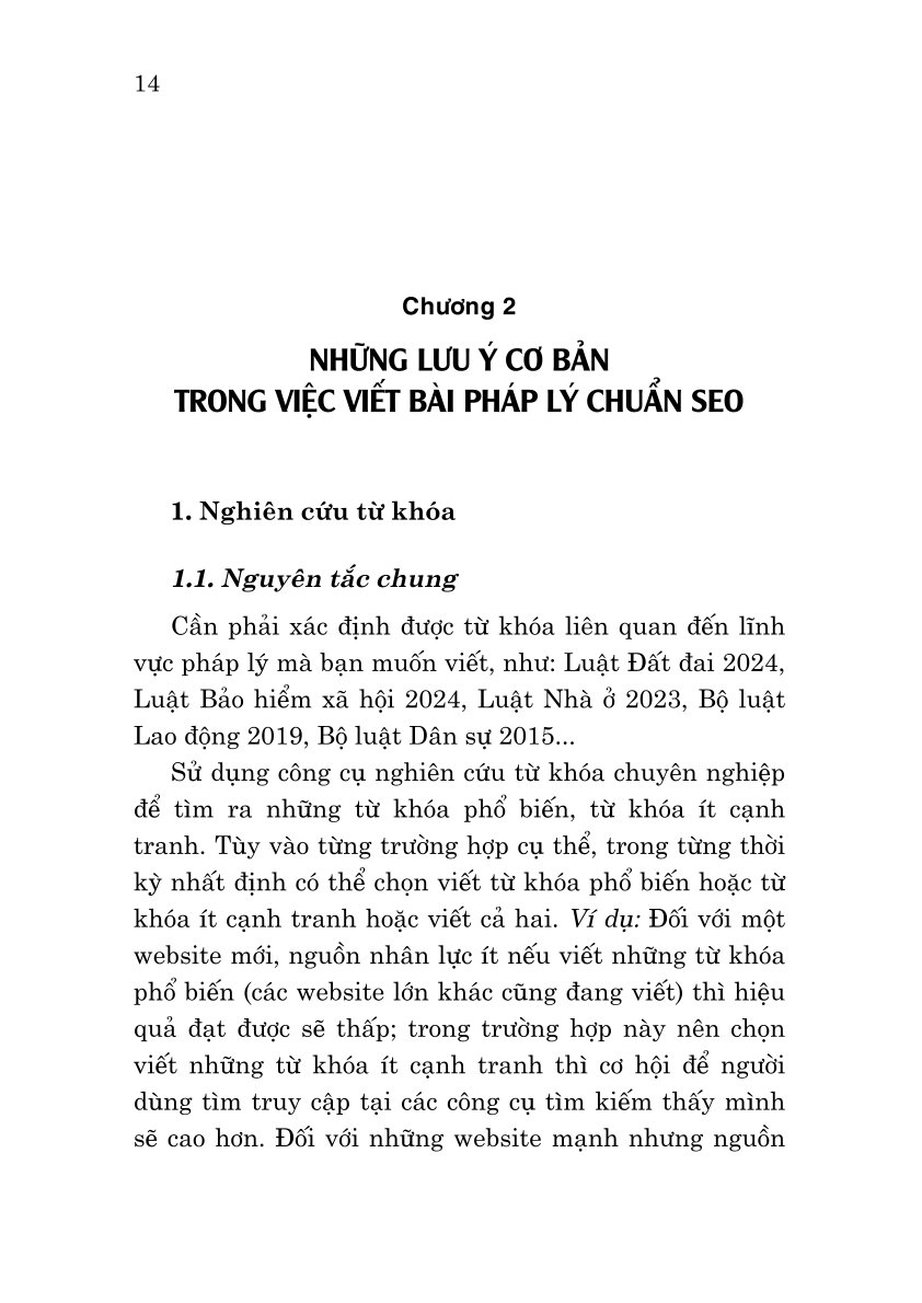Kỹ năng cơ bản về viết bài pháp lý chuẩn SEO - bản in 2025