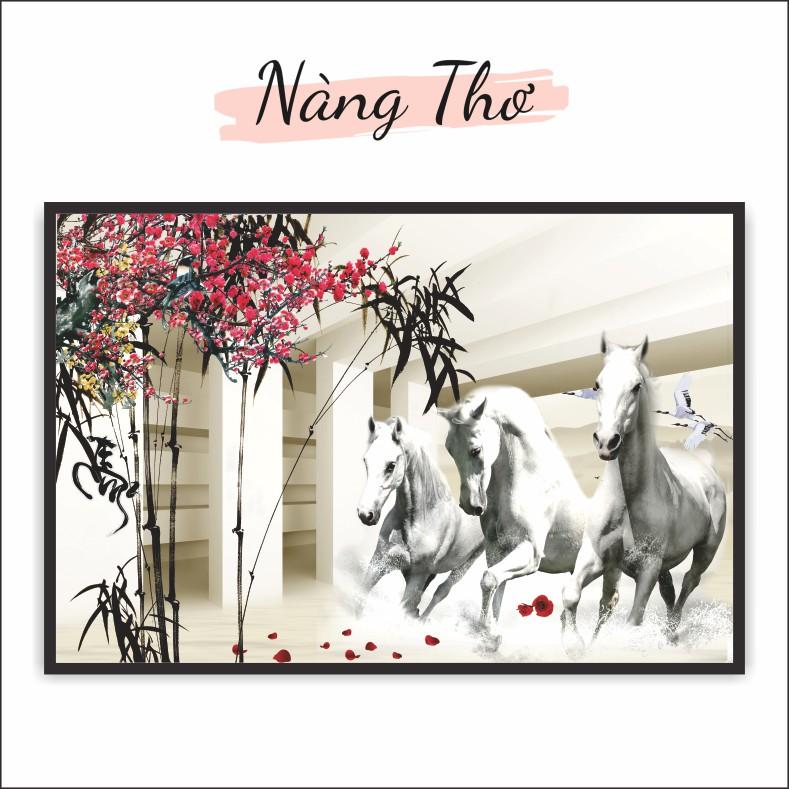 Tranh dán tường MÃ ĐÁO THÀNH CÔNG_DECAL VIP