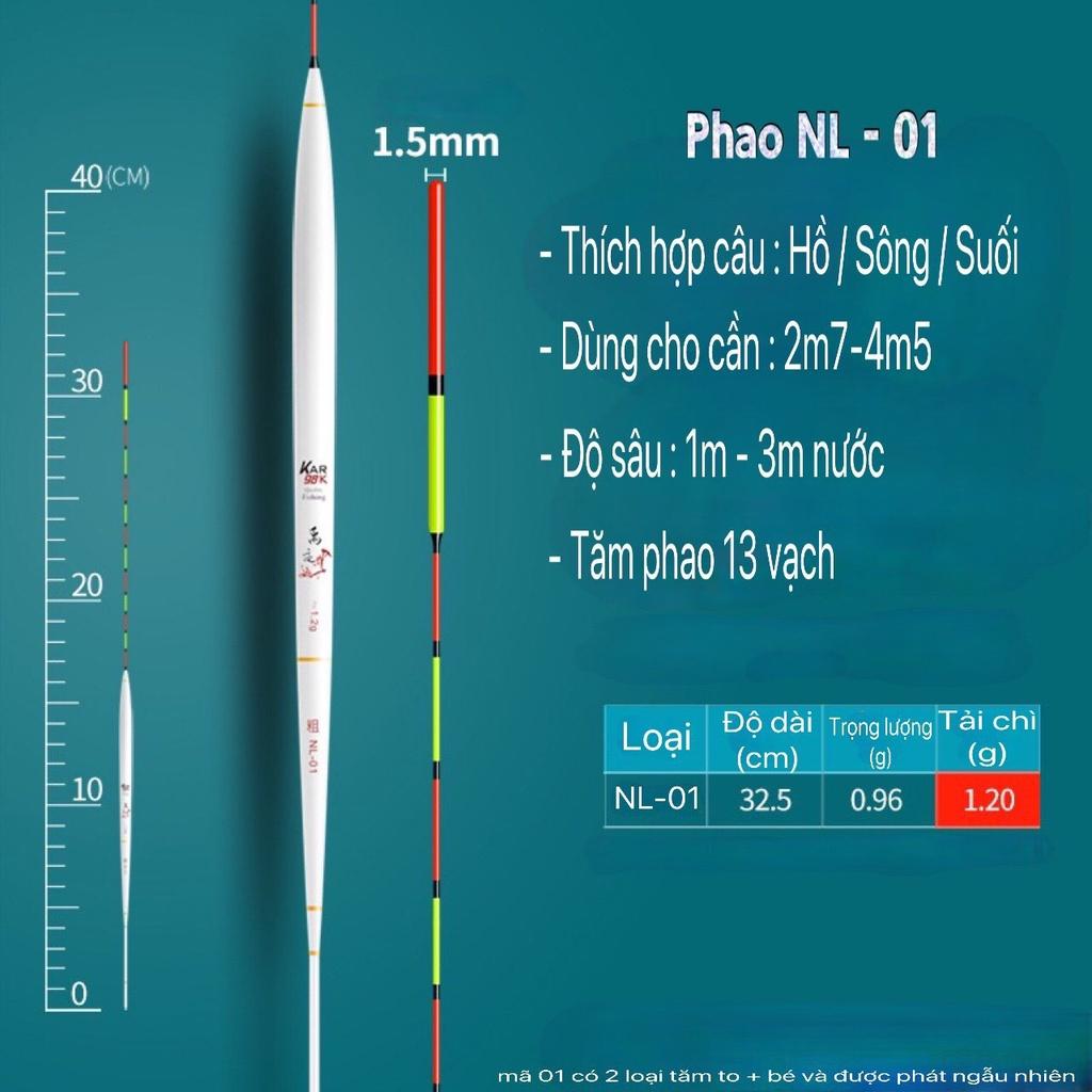 Phao câu đài Nano KAR phao câu cá cao cấp chuyên cá rô siêu nhạy Đồ câu Việt Bắc