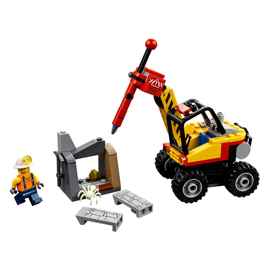 Mô hình Lego City - Máy Đục Đá 60185 - (Hàng Clearence - Không Đổi Trả)