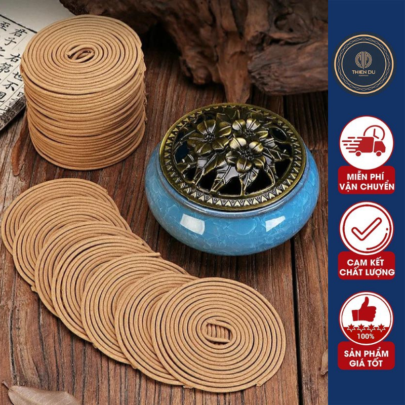 Nhang Vòng 4h Trầm Hương Vi Sinh Organic – Agarwood 4h Organic Incense Stick – Hàng Cao Cấp - Thiên Du Agarwood