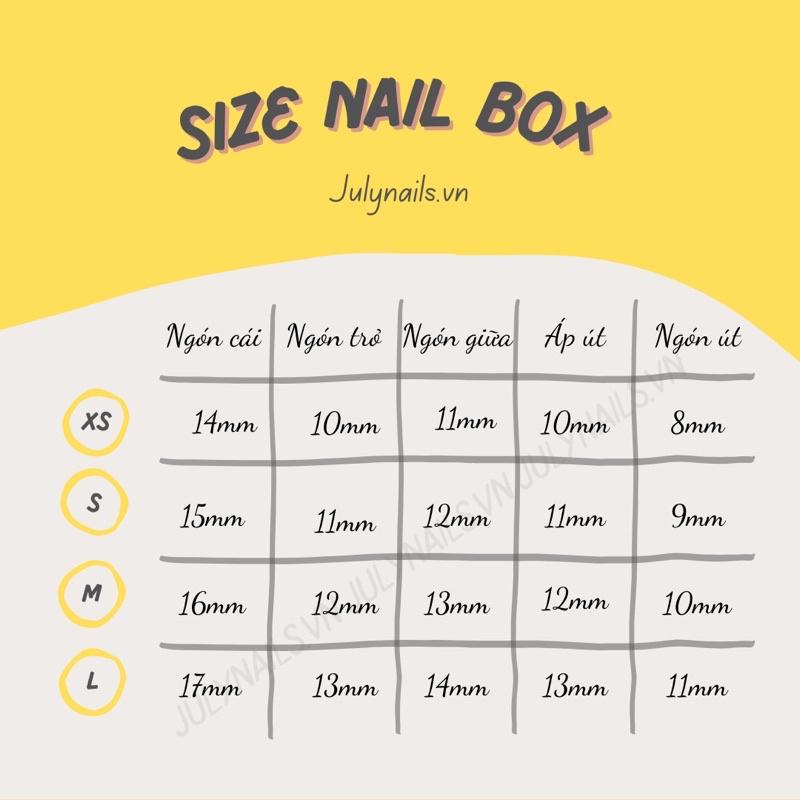 Nailbox thiết kế màu pastel ẩn tim phụ kiện vẽ hoa đính ngọc