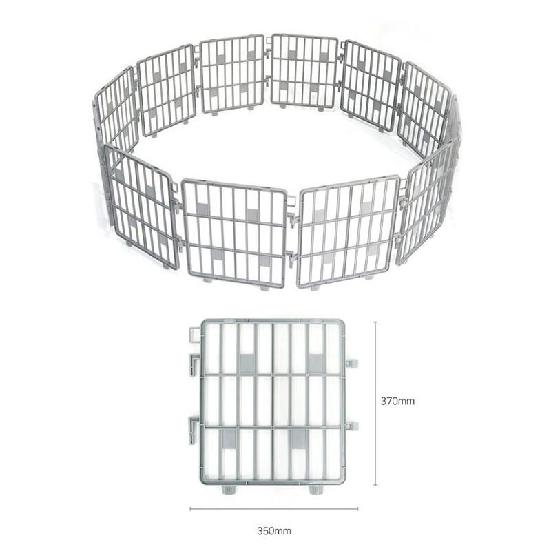 Purmi - Hàng rào cho thú cưng Chó/Mèo Hàn Quốc nhựa cao cấp 12 TẤM (nhiều màu)