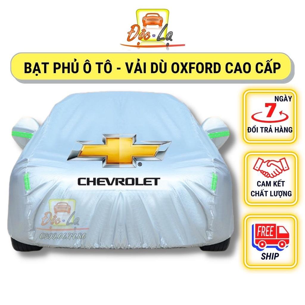 Bạt Phủ Ô Tô Vải Dù Chevrolet Spark, Colorado, Trailblazer, Aveo, Cruze, Orlando, Captiva chống nóng, chống nước