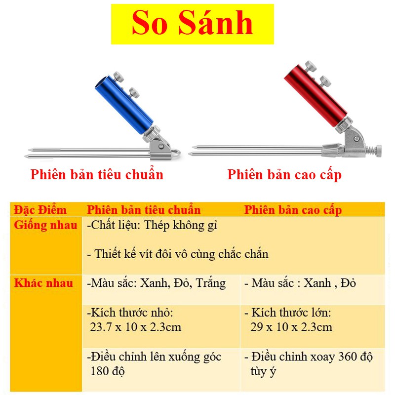 Chân Cắm Đất Gác Cần Câu Đài Chống Cần Câu Đài Cao Cấp DCC2