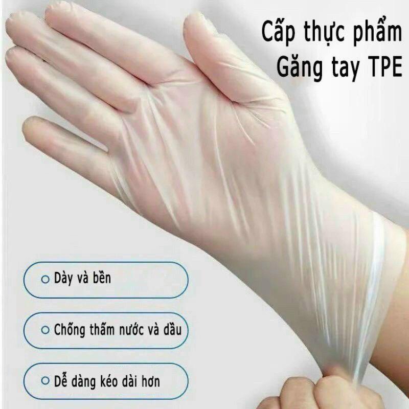 Hộp 100 chiếc găng tay nấu ăn siêu dai Victoria Bay tiện lợi không mùi, chống nhăn