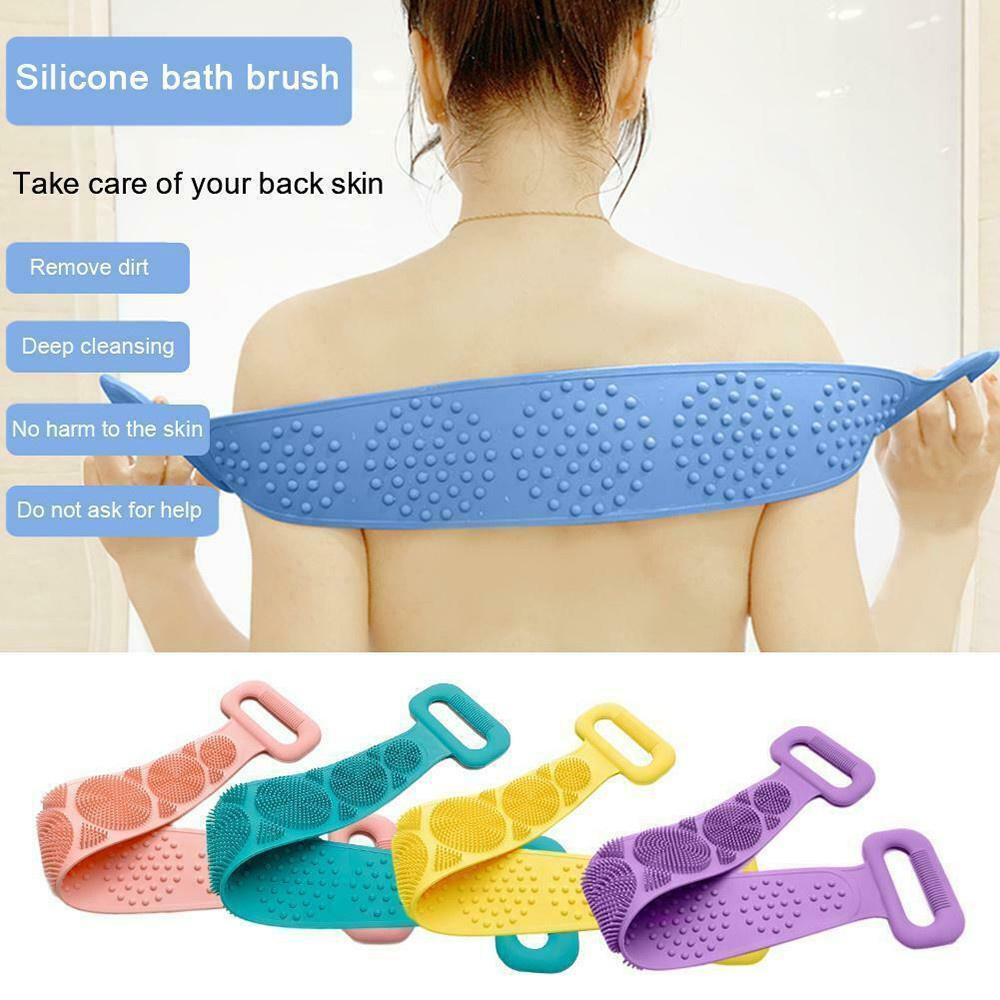 Dây chà lưng 2 mặt mẫu mới - Chà Lưng Silicon - Đai tắm cọ lưng silicon - Dây cọ lưng silicon -giadunghn1