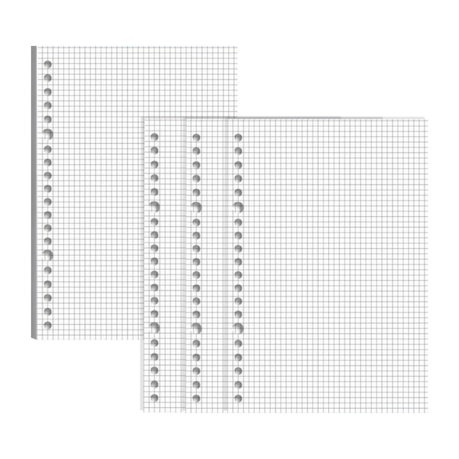 Refill Paper 60 Sheets Accessories Detachable Binder Paper for Binder