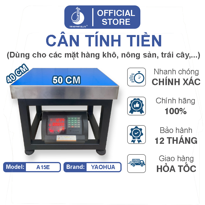 Cân Điện Tử Tính Tiền A15E-40X50CM